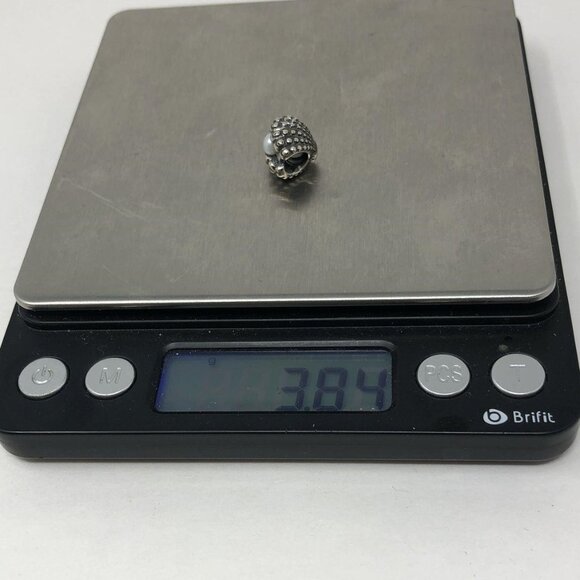 🌊 Pandora ALE Sterling 925 Silver One Of A Kind White Pearl Shell Beach Charm - Picture 5 of 5